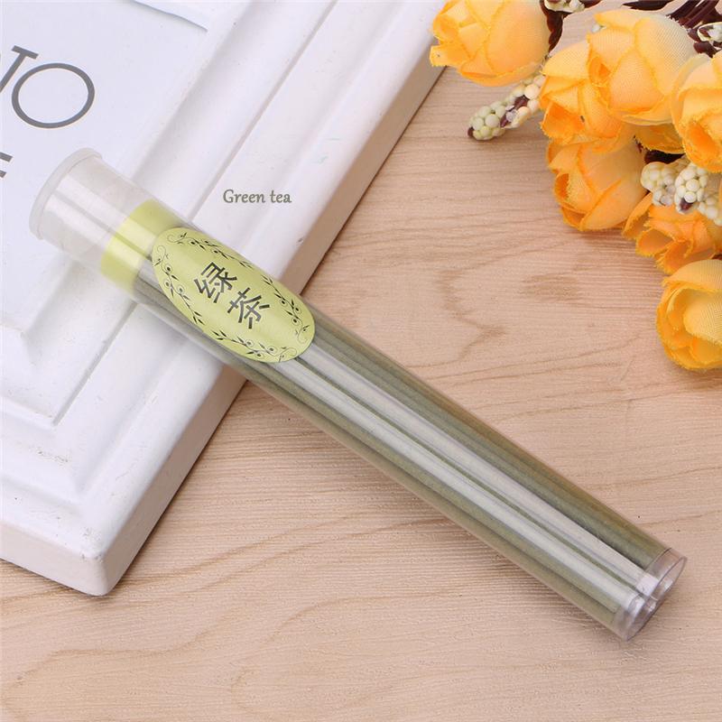 Tube Of 60X Floral Scent Incense Candles Fragrance Sticks Home Air Freshener