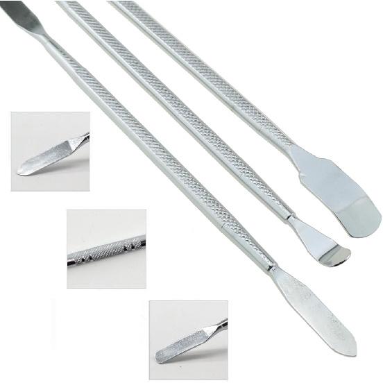 DGZZI 3PCS 175mm 177mm 163mm Metal Double Ended Flat Pry Bar Computer Repair Dismantling Bar Electronics Opening Pry Tool Repair Kit Mobile Phone