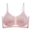 Ice Plus Nahtlos Damen Größe Gefühl Sommer BH Atmungsaktiv Und Leicht Lifting T-Shirt Stil Unterwäsche Abnehmbare Polsterung Mesh Weste Design