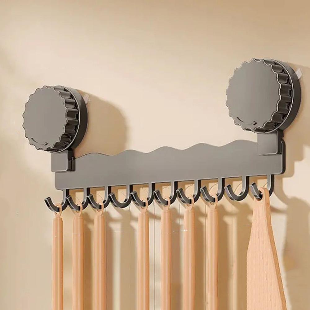 Punch-free Suction Cup Hook Reusable Robe Coat Hangers Clothes Storage Hook  Kitchen