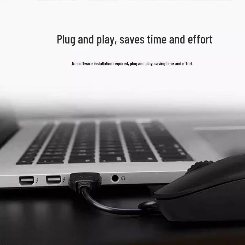 Rapoo Wired USB Keyboard and Mouse Combo