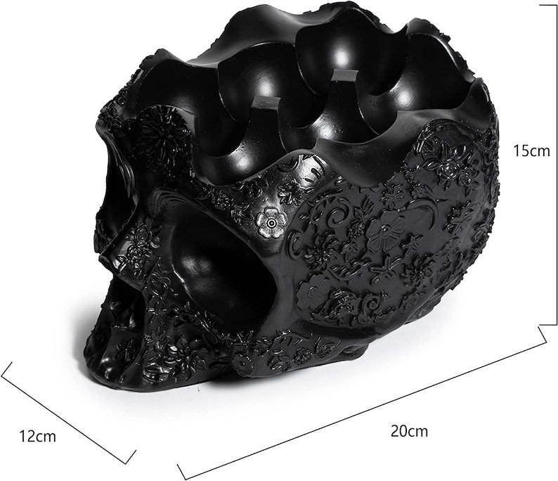 

Gothic Skull Stylish Egg Holder For Halloween Gatherings And Decor Elegant