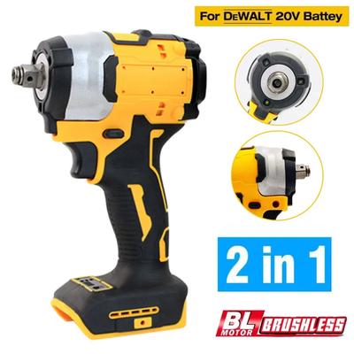 Passend für Dewalt 18V 20V Akku Bürstenloser Schlagschrauber Elektrischer Schraubendreher 500N.M 2-in-1 Akku-Schrauber Reparatur Elektrowerkzeuge