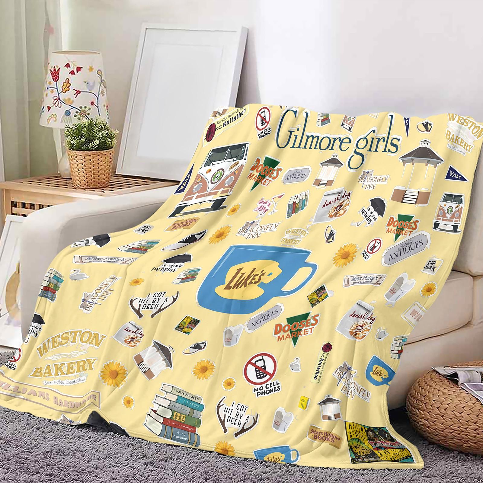 

Flannel Blanket Girls Gift Teen Girls Comfort Travel Snap Home Sofa Decor Flannel For All Seasons One Size