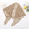 Summer Lace Hairband for Women Triangle Hairscarf Hair Kerchief Headband Bandanas Female Hairpiece Elegant Neck Shawl