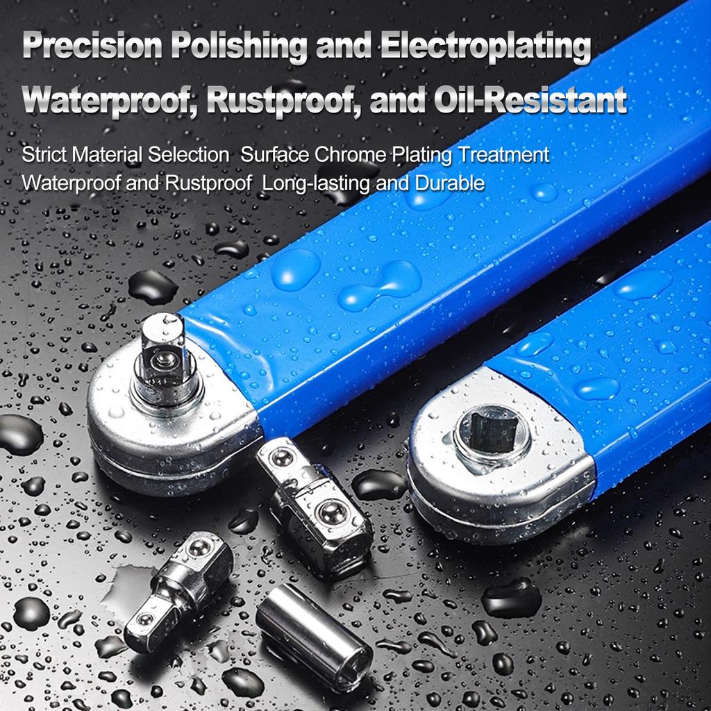 Professional Zero Offset Extension Wrenc Tight Spaces Extension Tool 1/2 In 1/4 In. 3/8 In Auto Repair Tool Home Tool Set