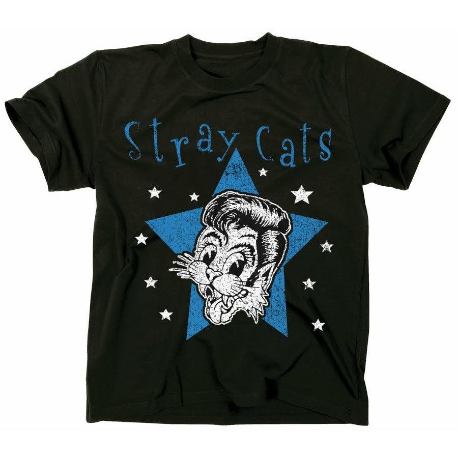 Stray Cats - Star Cat T-Shirt Size S-5XL Reprint Unisex T-Shirt M
