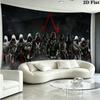 Assassin Creed Wall Tapestry Aesthetic Wall Hanging Printed Fabric Blanket Decorative Tapestries for Bedroom Living Room Home Decor