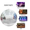 Glass Rotating Mirror Ball Disco Ball Mirror Ball Dj Lighting Reflection Colorful Mirror Ball for Wedding Stage Christmas Party