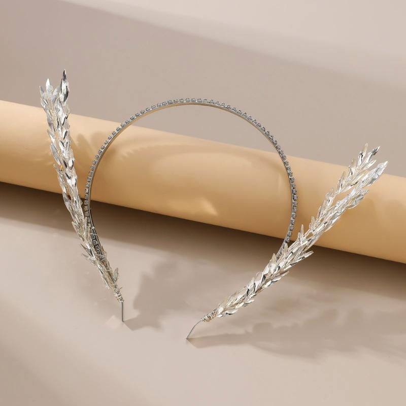 Sparkling Crystal Hairband Comfortable Bridal Hairband Alloy Texture Suitable for Fashion Girls and Mature Ladies