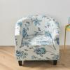 Club Chair Cover Stretch Tub Chair Slipcover Printed Sofa Cover Spandex Couch Covers For Living Room Bar Study