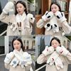 Thickened Plush Patron Dog Scarf & Glove Set