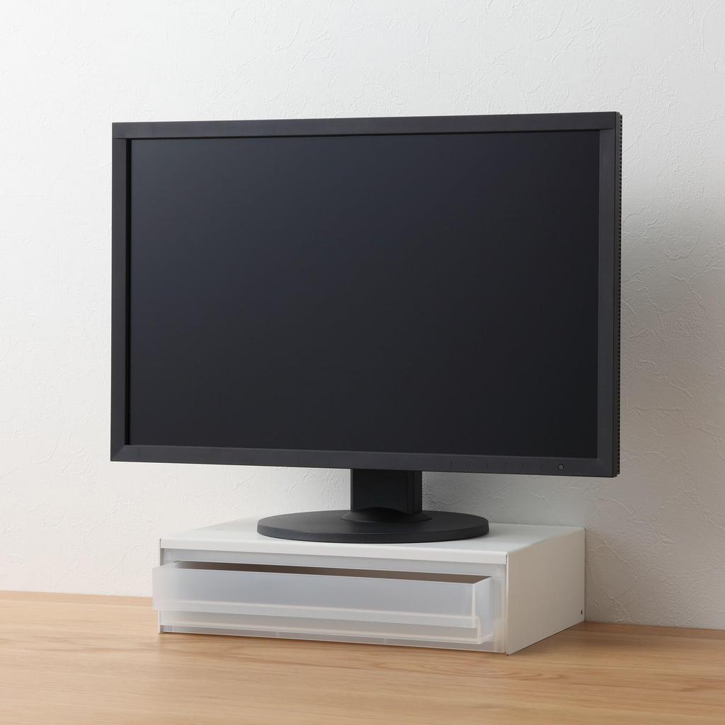 MUJI Steel Monitor Stand, Approx. 381 X 260 X 100 Mm, Product Code: 2461171