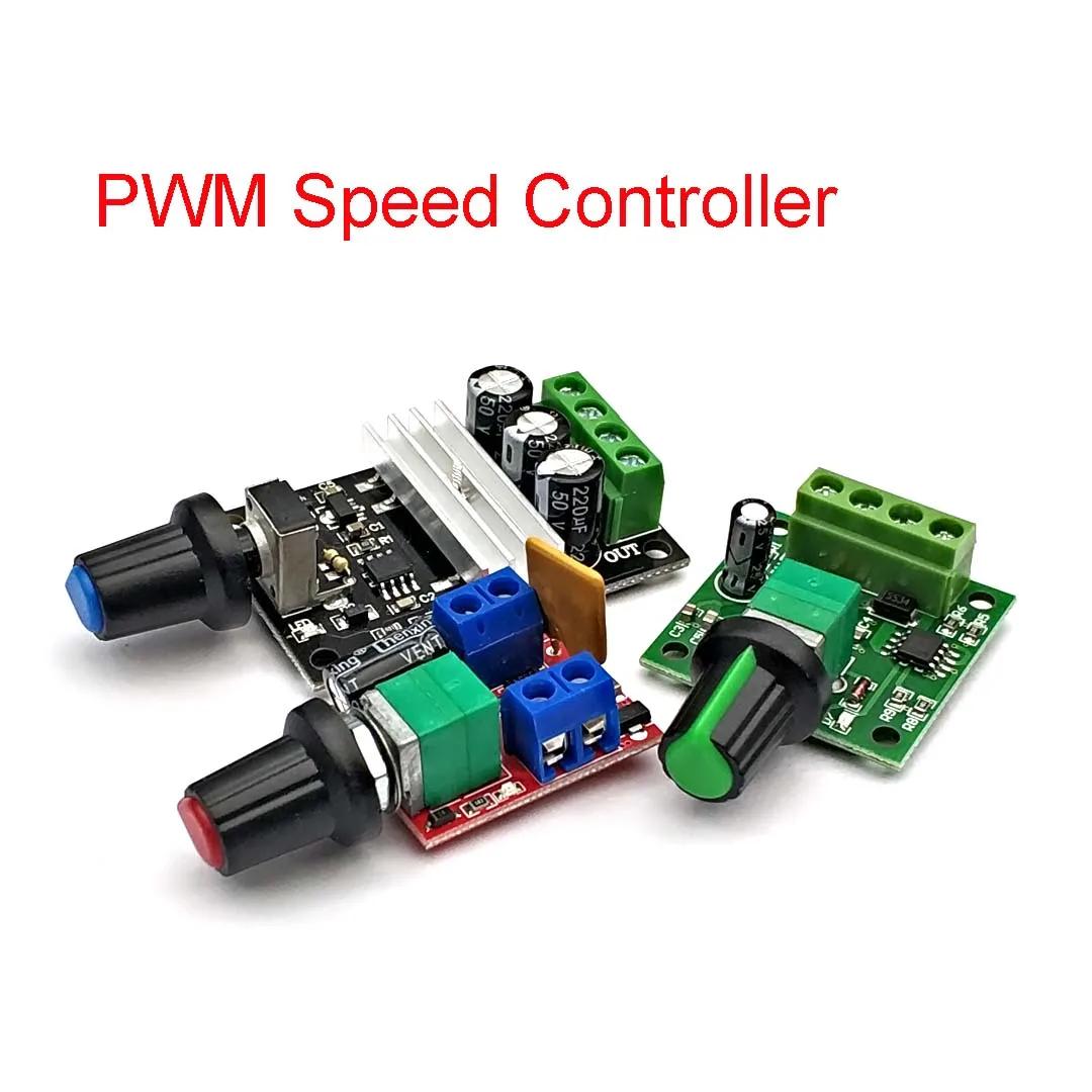 

5A 90W PWM 12V DC Motor Speed Controller Module DC-DC 4.5V-35V Adjustable Speed Regulator Control Governor Switch 24V PWM 2A чорний