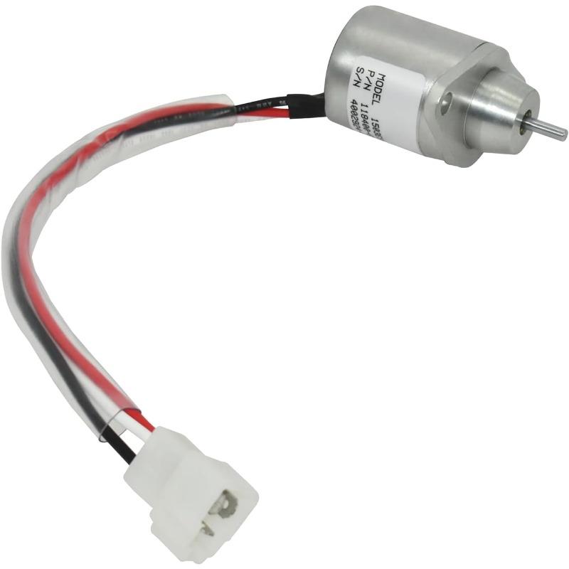 1503ES-12K5SUC5S 118400-61950 Fuel Shut Down Solenoid Compatible with Yanmar 2V78 2V750