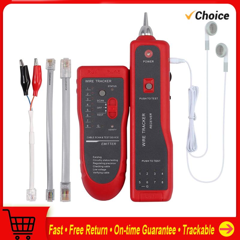 JW-360 Network Telephone Line Finder Network Signal Wire Finder Network Line Checking Instrument Cable Detector Line MeterTester