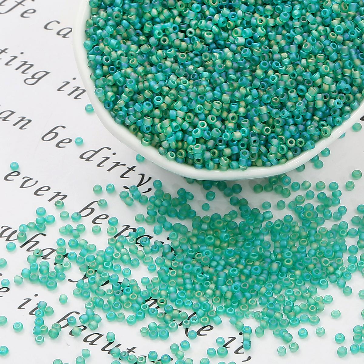 

700/2000 шт., матовые симфонические чешские стеклянные бусины, бусины-разделители для шитья одежды своими руками, декор 2mm 2000pcs