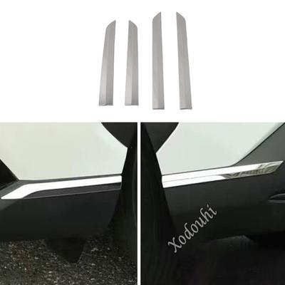 Stainless Steel Car Front+Rear Bumper Corner Protector Trim Exterior Accessories For Toyota Corolla Cross XG10   2024+