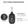 VIKEFON UHF Guitar Wireless System Transmitter Receiver Built In Battery 50M Original Sound Transmission Range For Guitar Bass