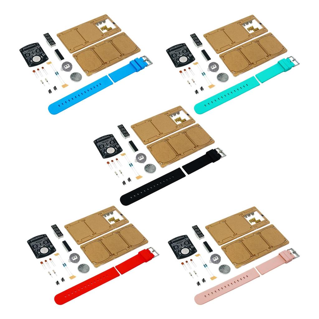 DIY Electronic Watch Kit Gift Electronic Learning Kit for School Educational