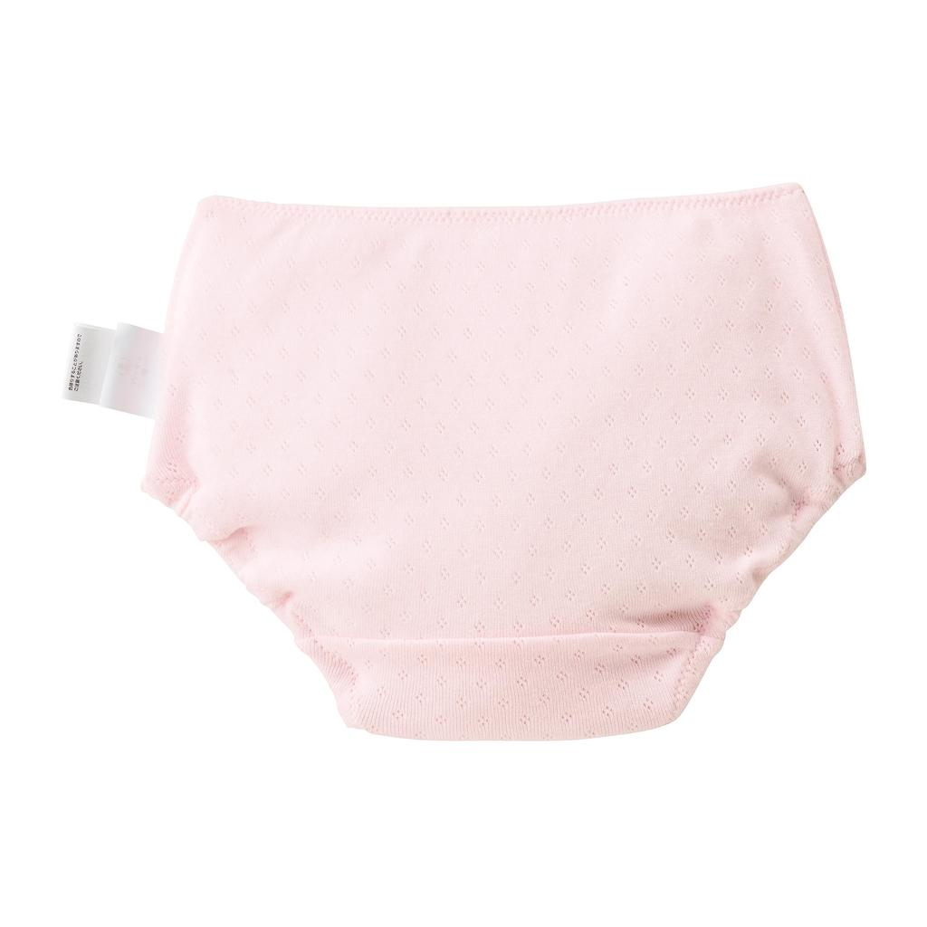MIKI HOUSE Panties, Underwear, Plain, Simple, Girls' Baby/Kids' Clothing, Antibacterial and Antiviral, Made in Japan, 10-2428-573, 110cm, Pink