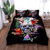 Blue Skull Gothic Duvet Cover Set Eu Single Double King Us Twin Full Queen Size Bed Linen Set Duvet Cover Bed Set Quilt Cover