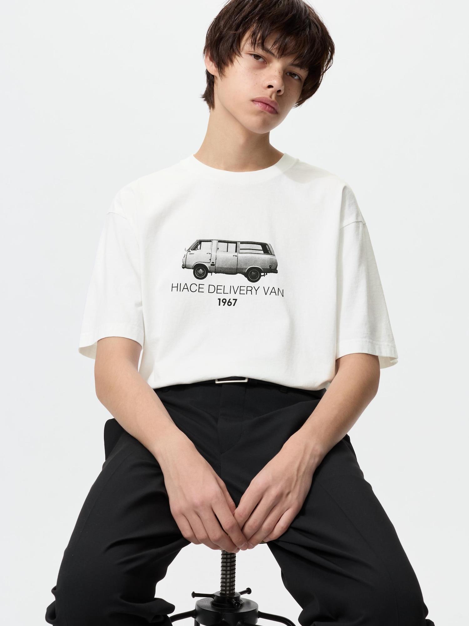 

Uniqlo Япония Toyota Ut Свободный крой 00 WHITE/S