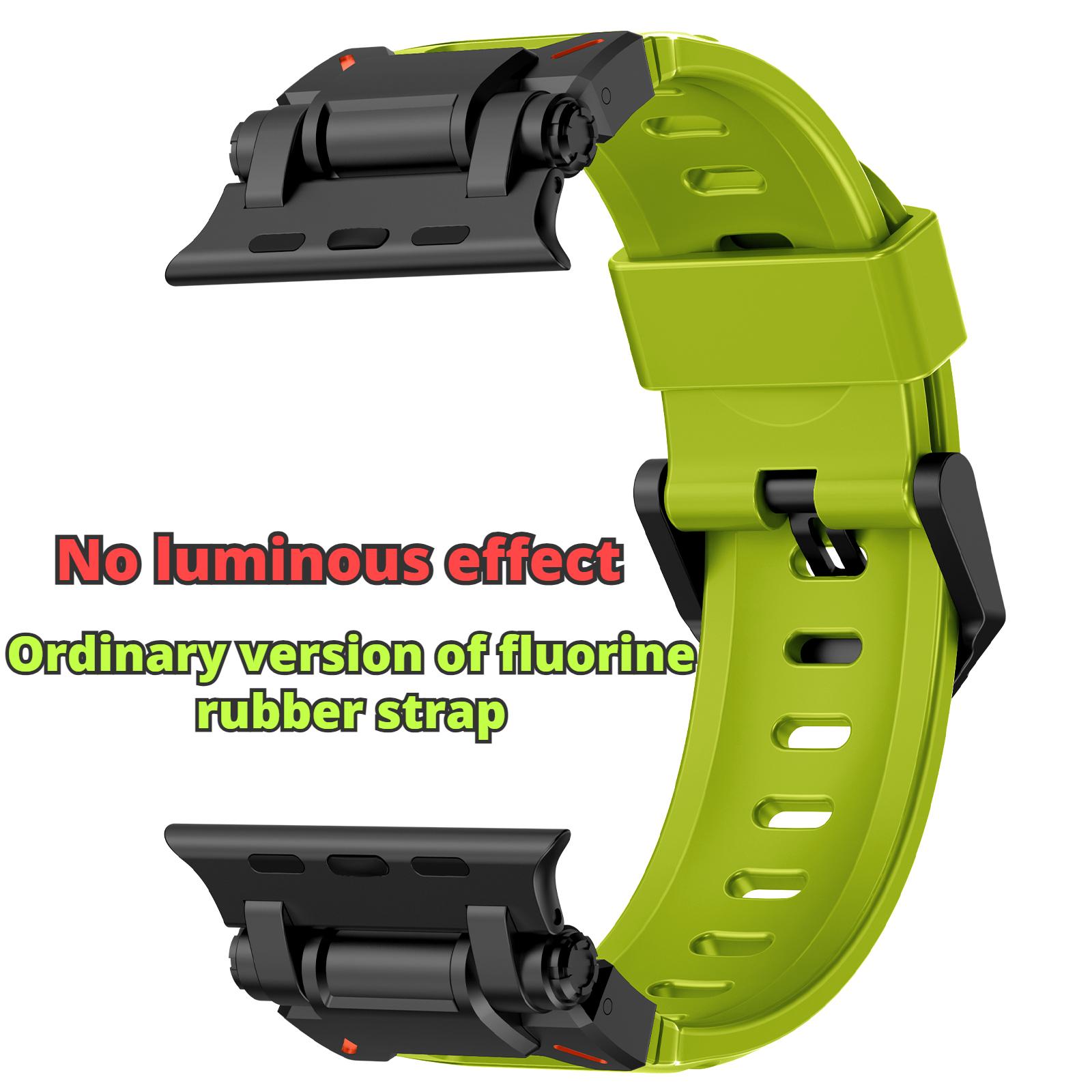 

Мягкий силиконовый ремешок-петля для Apple Watch 49 мм, 45 мм, 44 мм, 42 мм, мужской спортивный ремешок Iwatch Series 9, 8, 7, 6, 5 Se Ultra 2, роскошный браслет For Ultra 2 49mm