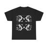 Unisex Adult T Shirt Navajo-Inspired Monochrome Art Deco Print Native Black Tee