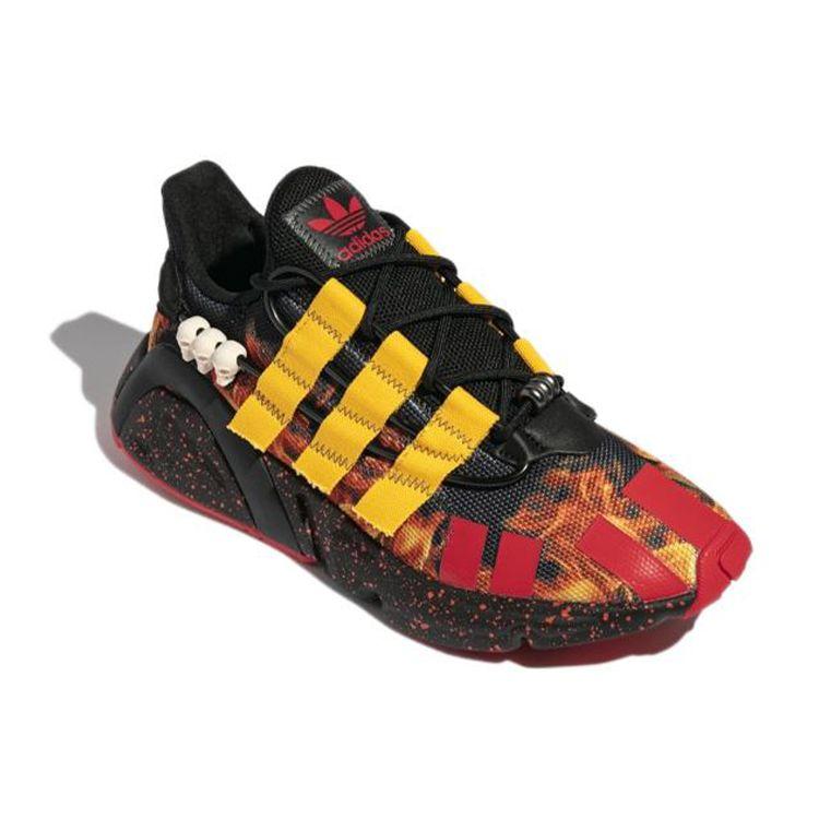 BAIT x Street Fighter x adidas Lexicon Dhalsim Unisex Tenisky Černá Zlatá Červená FY5362