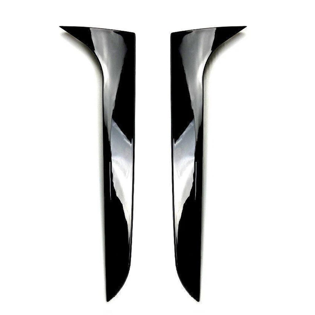 Gloss Black Pair Rear Window Side Wing Spoiler For A4 B8 Avant 09-16