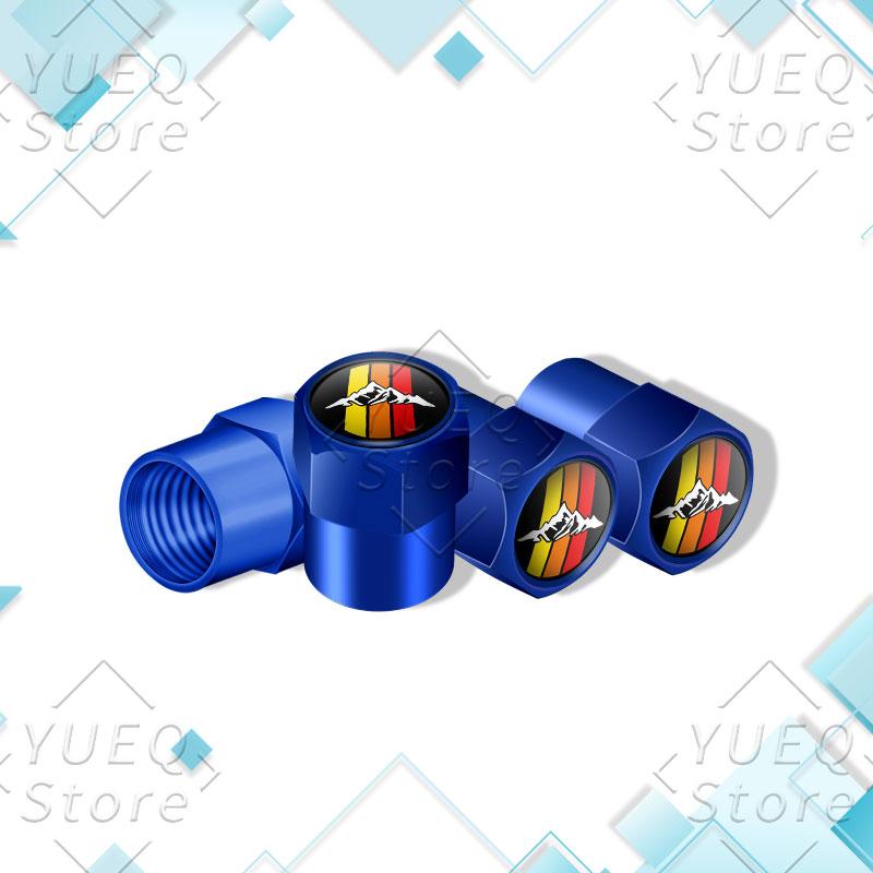 4Pcs Three-color Emblem Logo Car Wheel Tire Valve Stem Caps For Toyota TRD Tacoma Tundra 4Runner Highlander RAV4 Tyre Covers