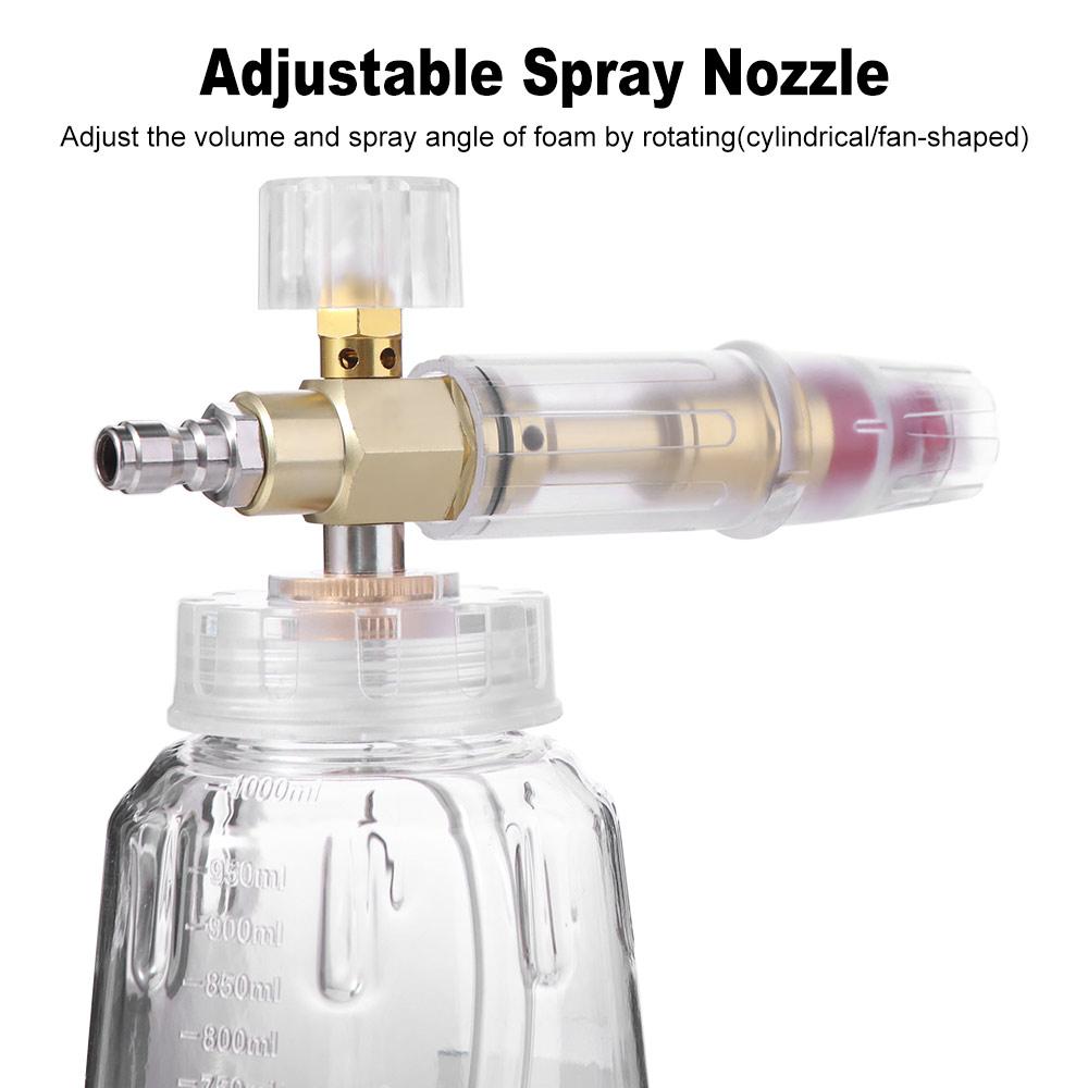 Silná Rukojeť Myčka Aut Pěnovač Průhledný Pěnovač Rozprašovač Efektivita Sněhová Pěna Kopí Nákladní Auto