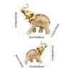 Big and Small Elephant Figurines Sculpture Tabletop Decoration Collection for