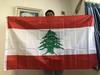 SKY FLAG Kostenloser Versand 3*5FT Flagge der Republik Libanon Lubnan Flagge Innen Außen 90*150cm Hängende Polyesterflagge