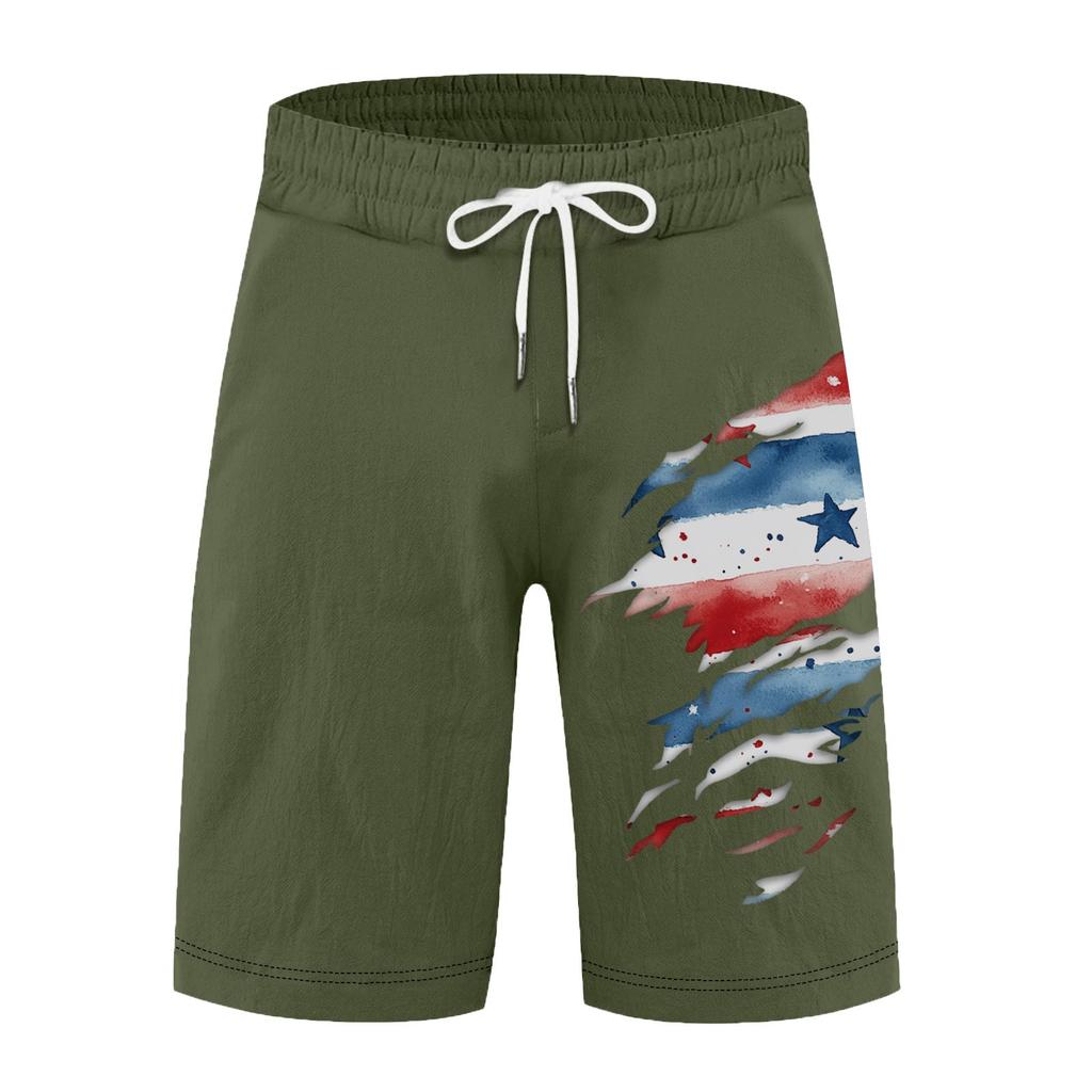 Men's Summer Large Casual Loose Sports Pants Beach Shorts