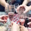 1 ks sklenice na šampaňské průhledné plastové sklo na whisky odolné proti rozbití, opakovaně použitelné kelímky na svatební bar domácí sklenice na víno