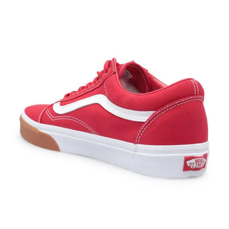 Vans Old Skool Gum Bumper Unisex Sneakers Red True-White VN0A38G1UK1