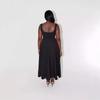 Women's Summer Simple Sexy Solid Colour Straps Slim Midi Dresses
