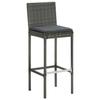 VidaXL Lot de 6 Tabourets de Bar avec Coussins, Repose-pieds de Pub, Chaises de Bistrot, Meubles de Salon Salle de Séjour, 362579