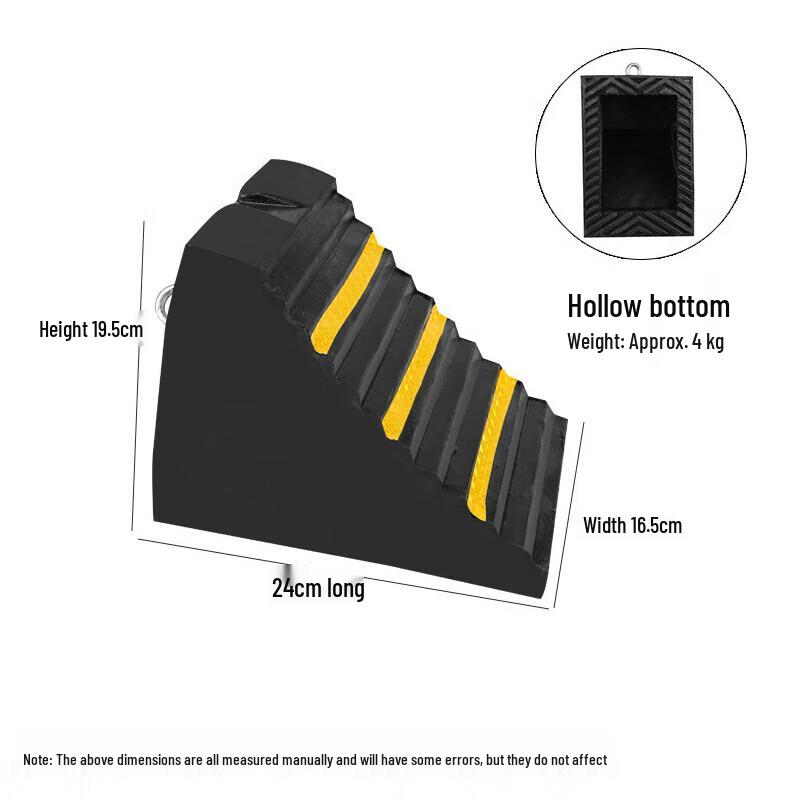 Chunsen Portable Rubber Car Wheel Chock 1