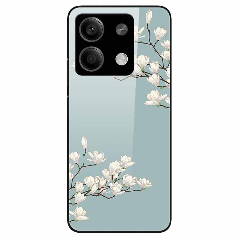 For Redmi Note 13 Pro 5G Case Tempered Glass Hard PC Phone Back Cover for Xiaomi Redmi Note13 5G Note 13Pro 5G Funda Shell Coque
