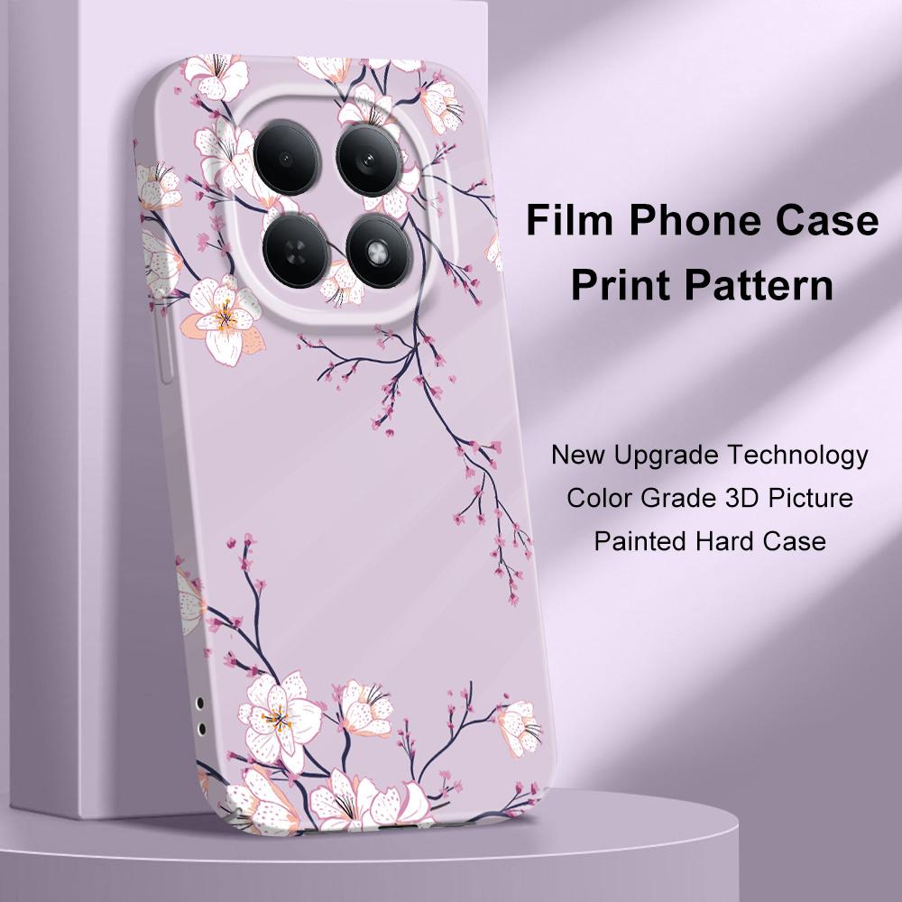 Fallen Plum Blossoms Phone Case For Xiaomi Redmi Note 15 14 13 12 11 Pro Plus 12S 11S 14C 13C 4G 5G Film Hard Cover