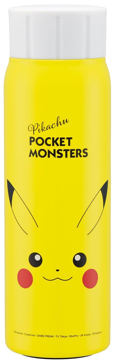 

Skater STSL5 Carbonated Drink Compatible Stainless Steel Mug Pikachu Face Pokemon Vacuum Insulated Bottle, 500ml, 23, Design,