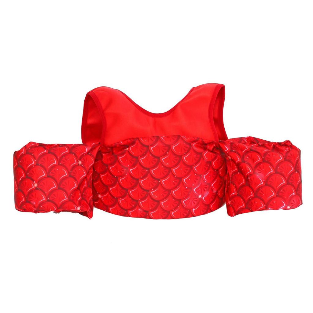 Children's Buoyancy Vest: Swim Suit with Foam Float Sleeves and Armbands for Learning to Swim
