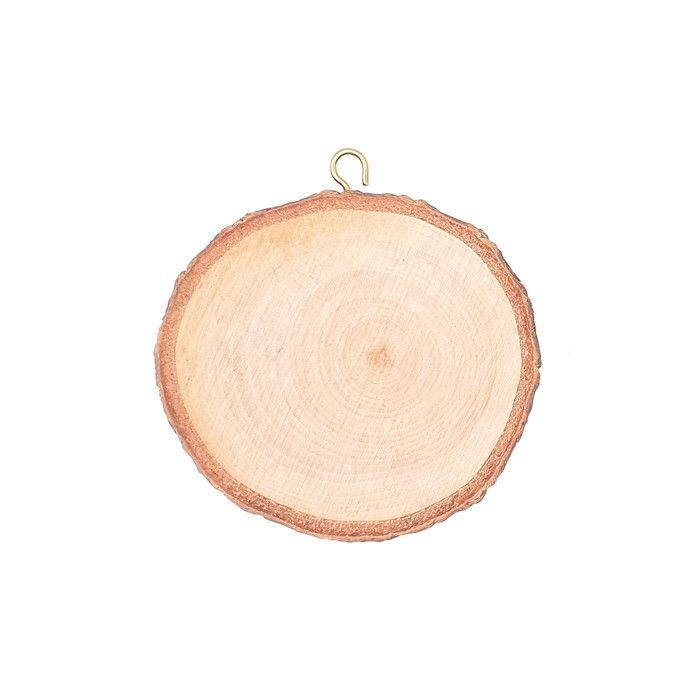 Rondin déco à suspendre en bois diamètre 8 cm