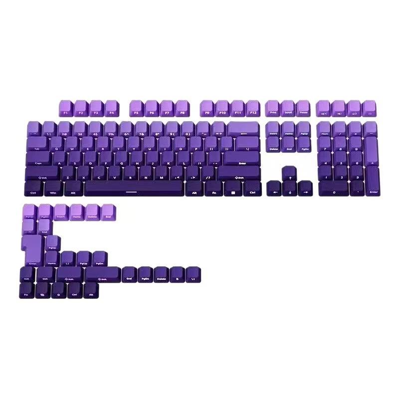 PBT Translucent Double-Shot Keycaps Set for Mechanical Keyboards
