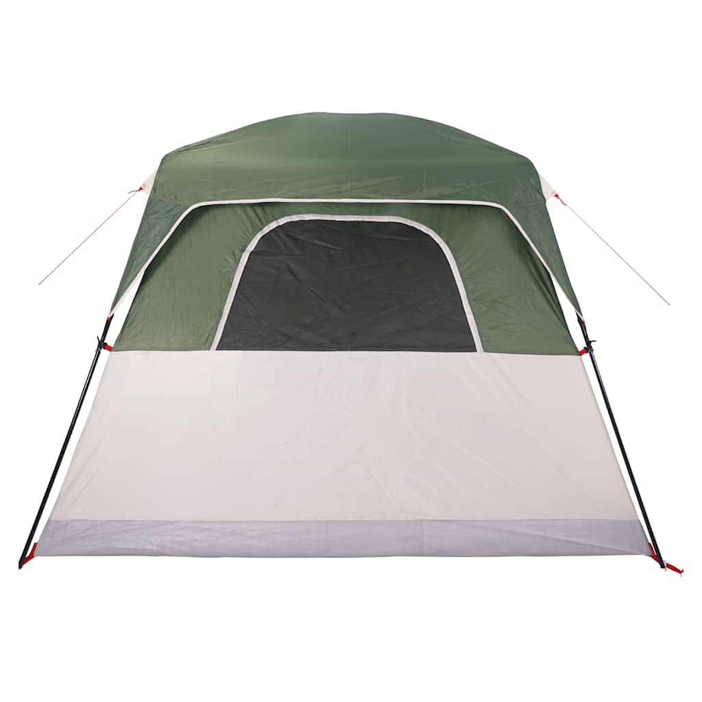 4 Person Camping Tent Green Waterproof