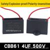Free Shipping CBB61 Electric Fan Capacitor 0.8-6uF for Ceiling, Floor, and Industrial Fans