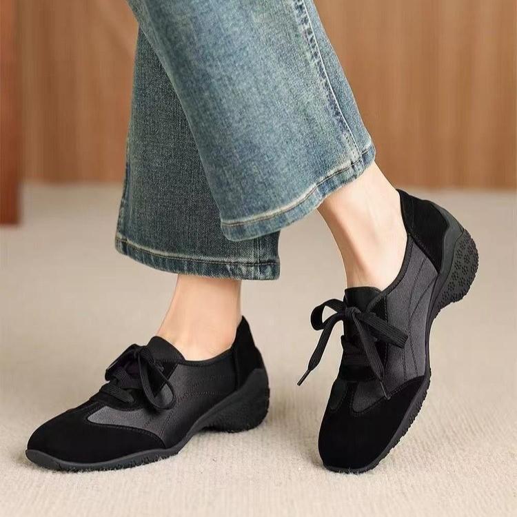 New Style Shoes - Retro Style Women's Thick-soled Height-increasing Casual Single Shoes, Sports Shoes